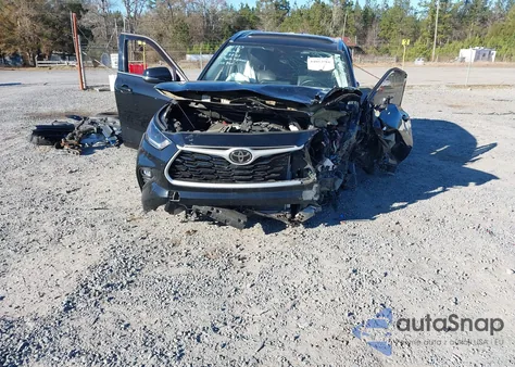 2021 Toyota Highlander Xle from USA, damaged, VIN 5TDGZRAH5MS530741